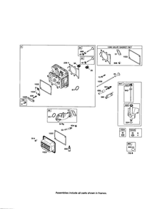 Head-Cyl/Dipstick/Tube Diagram and Parts List for 331800-0036-E1  Briggs and Stratton Engine